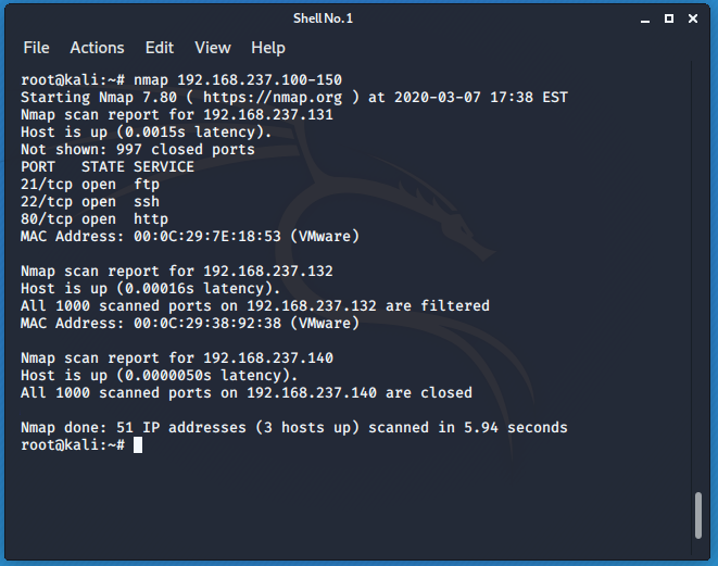 simple nmap command