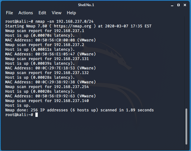 simple nmap command