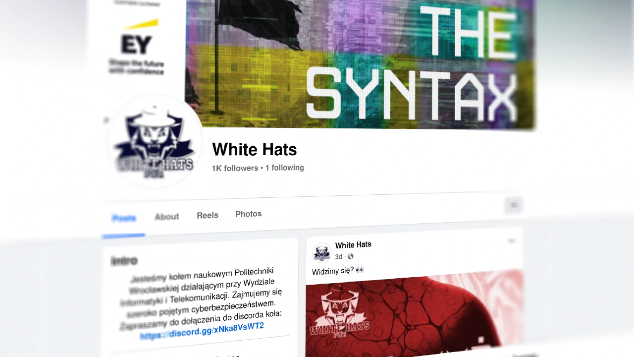 Screenshot z Facebooka